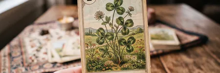 Der Klee im Lenormand-Tarot: Bedeutung