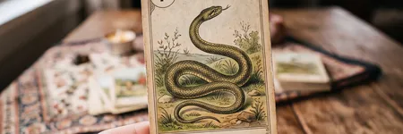 Die Schlange im Lenormand-Tarot: Bedeutung
