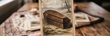 Der Sarg im Lenormand-Tarot: Bedeutung