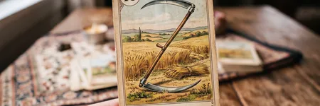 Die Sense im Lenormand-Tarot: Bedeutung