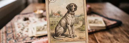 Der Hund im Lenormand-Tarot: Bedeutung