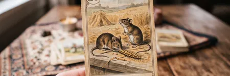 Die Mäuse im Lenormand-Tarot: Bedeutung