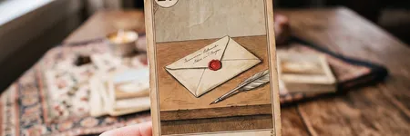 Der Brief im Lenormand-Tarot: Bedeutung