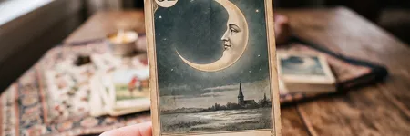 Der Mond im Lenormand-Tarot: Bedeutung
