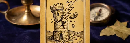 Der Blitz, Karte 44 des Orakels der Triade
