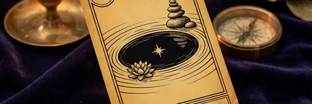 Die Meditation, Karte 53 des Orakels der Triade