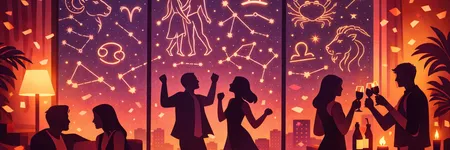 Die Sternzeichen auf einer Party: Wer hält am längsten durch? 🎉