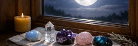 Kristalle bei Vollmond aufladen: der komplette Guide