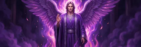 Erzengel <i>Zadkiel</i>: Vergebung und violette Flamme