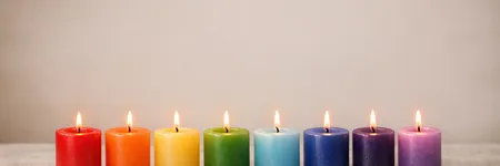 Kerzen der sieben Chakren: die Energie des Feuers für Ihr Gleichgewicht