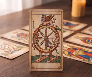 Das Rad des Schicksals im Tarot de Marseille: Bedeutung